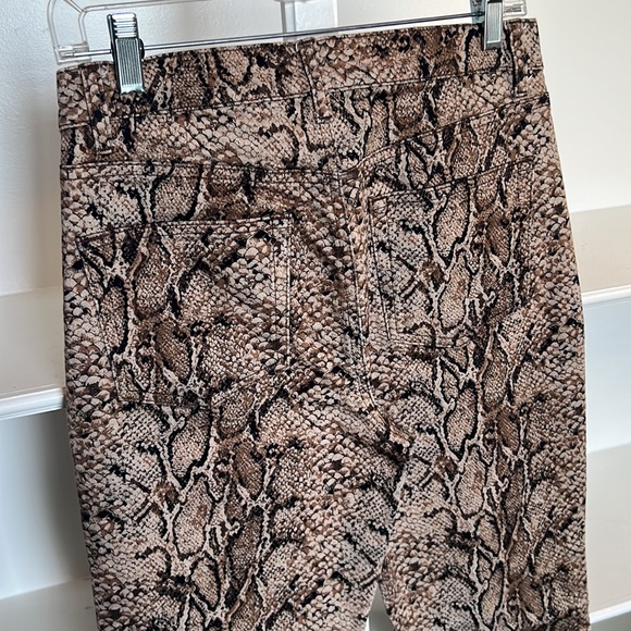 Reformation Jeans Peyton Snake High Rise Bootcut Jeans - 28 - Picture 13 of 13